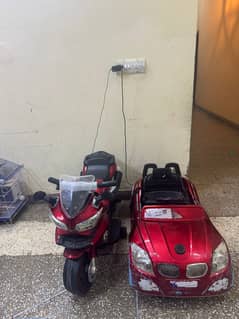 Electric bike and car - Kids bike - kids car