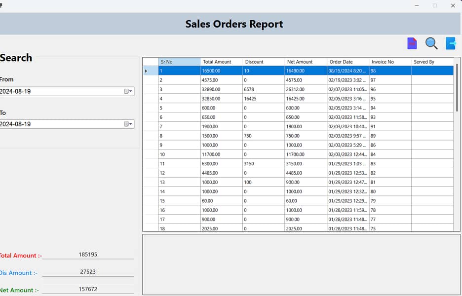 Net POS Software - Restaurant Cash & Carry POS Software 5