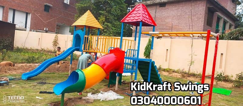 kids slides | Playground Equipment | kid swing | jhoola | kids Rides 16