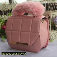 Pink hand bag