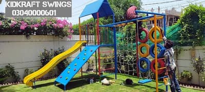 kids Slide/Swings/Kids rides/jhula/Spring rider/jungle gym/gazebo/bar