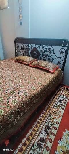 Iron bed for sale with dressing 0