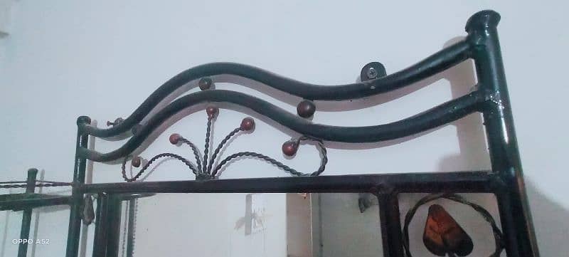 Iron bed for sale with dressing 9