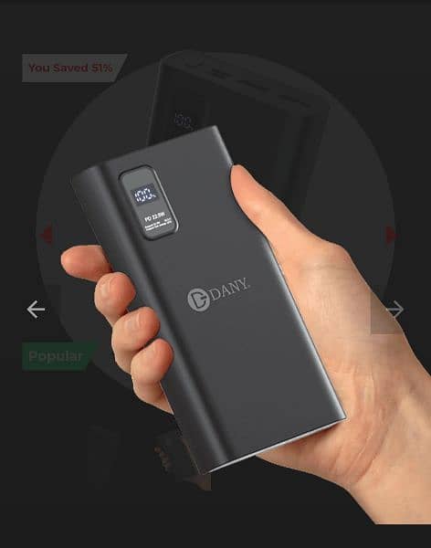 Dany TITAN T-100 Black 20000 Mah Power Bank 1