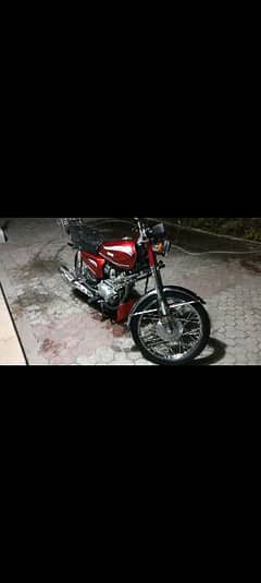 Honda CG 125 for sale with Extra accessories