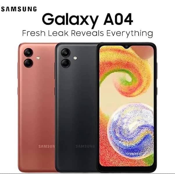 Samsung Galaxy A04 - 6.5" Inch Display - 3GB RAM - 32GB ROM 0