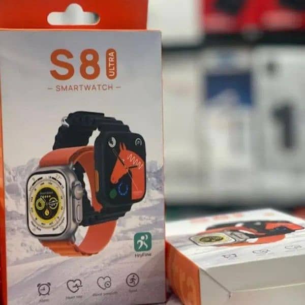 S8 Ultra Smart Watch,orange 1