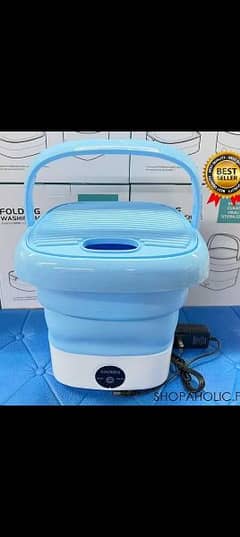 Foldable washing machine