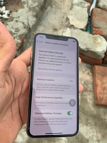 iPhone X 256 Gb 10 by 10 condition 0325-4735997 number 1