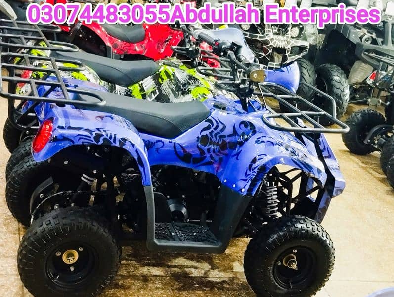 110cc fully  recondition quad bike ATV 4 wheel delivery all Pak. 3