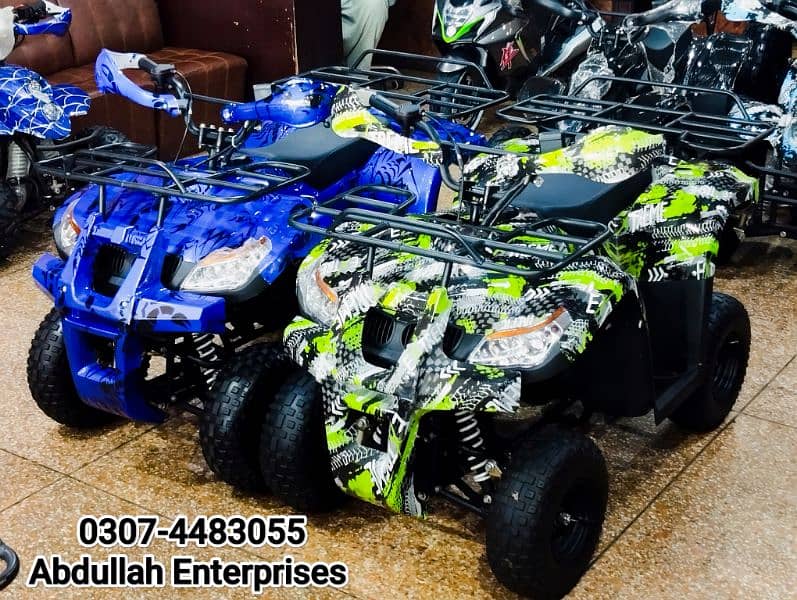 110cc fully  recondition quad bike ATV 4 wheel delivery all Pak. 2