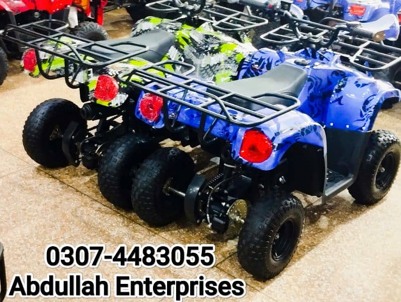 110cc fully  recondition quad bike ATV 4 wheel delivery all Pak. 4