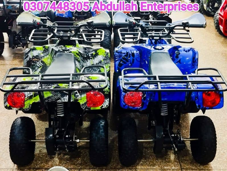 110cc fully  recondition quad bike ATV 4 wheel delivery all Pak. 5