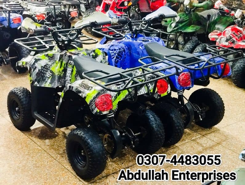 110cc fully  recondition quad bike ATV 4 wheel delivery all Pak. 6