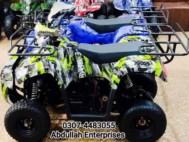 110cc fully  recondition quad bike ATV 4 wheel delivery all Pak. 7