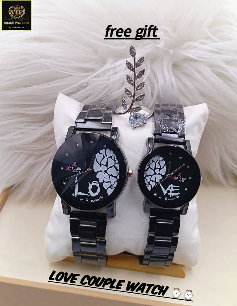 BRAND NEW !! TREND COUPLE WATCHES WITH FREE GIFT BOX 2