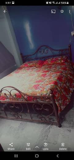 Used bed with mattress