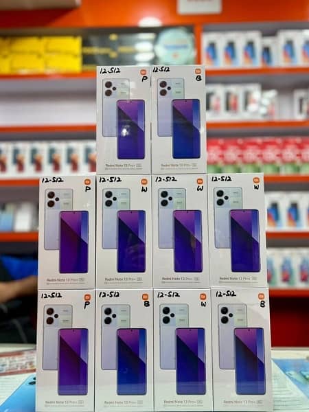 REDMI NOTE 13 PRO & NOTE 13 PRO+ BOX PACKED PTA APPROVED WITH WARRANTY 0