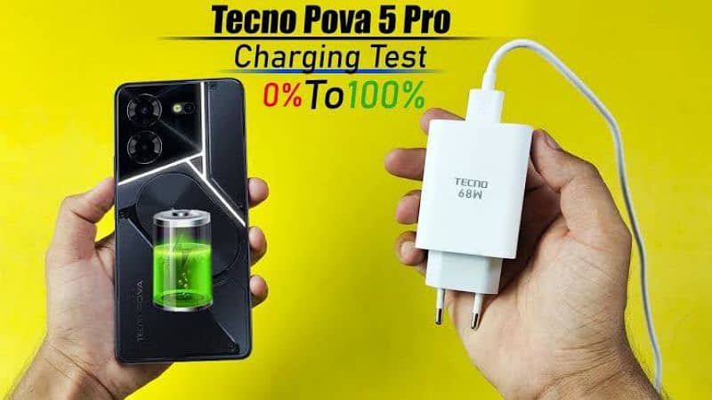 tecno pova 5 pro 68 charger 5