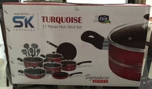 SK COOKWARE 17PCS SET