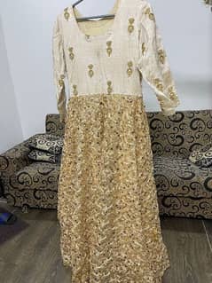 Golden Elegent Maxi for party wear 0