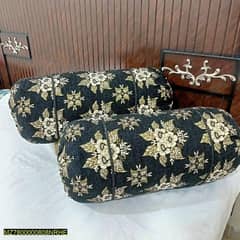 2 pcs velvet Jacquard  Embossed Pillow Covers (03145156658)