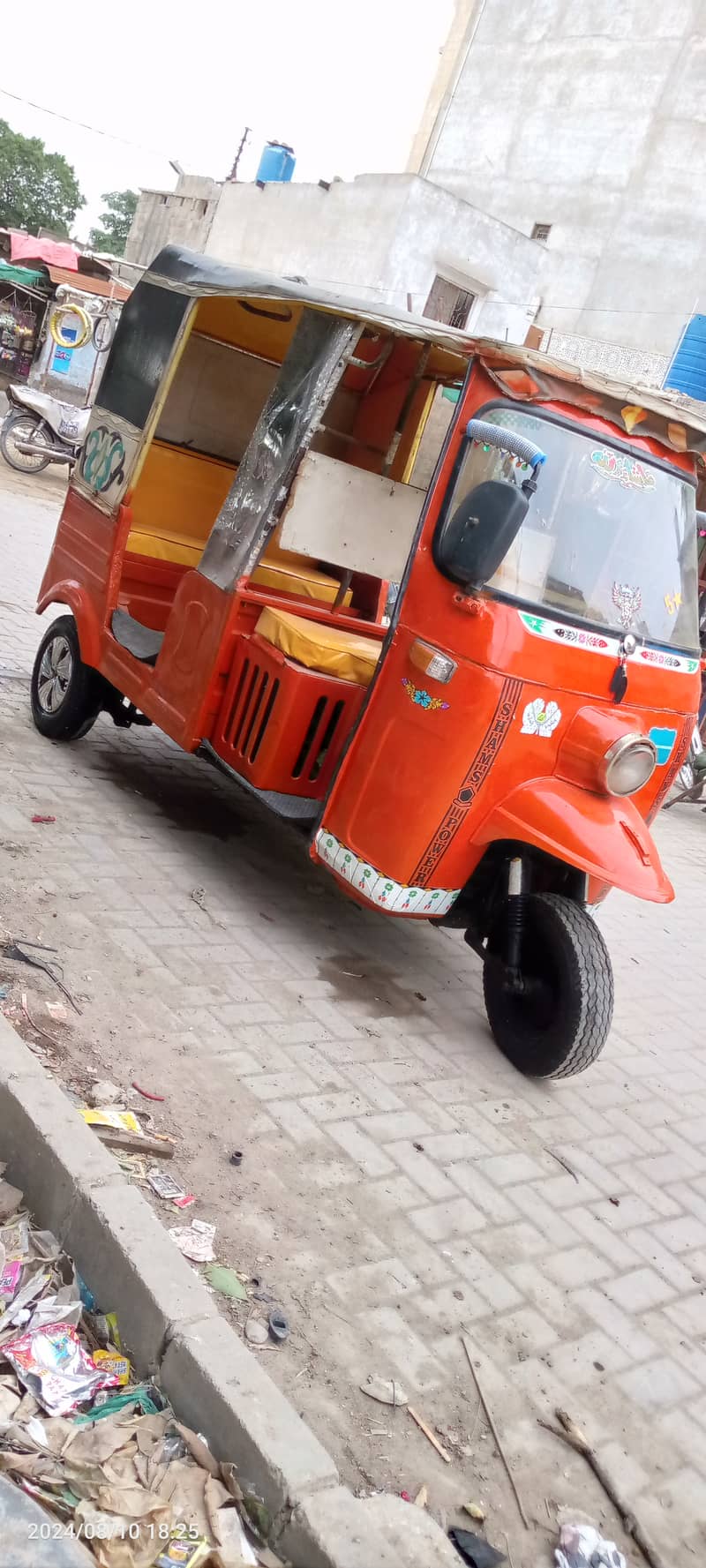 Shams-Power-2016,6-Seater,Disc-Brake,PetRoL Rickshaw,Engine FuLL ok 6