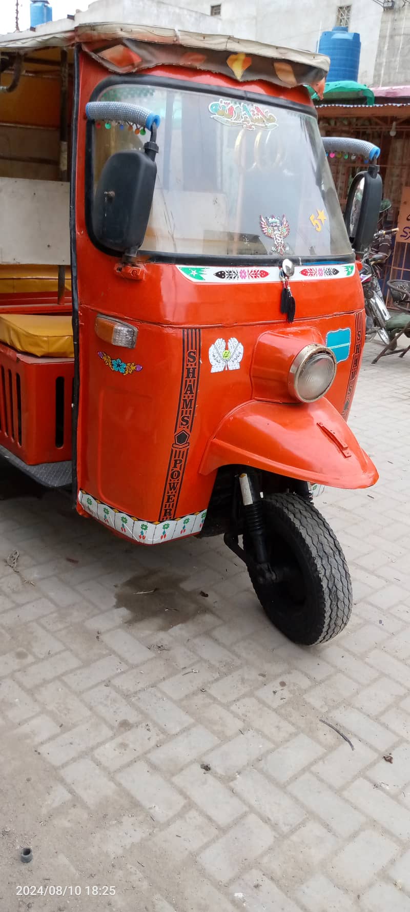 Shams-Power-2016,6-Seater,Disc-Brake,PetRoL Rickshaw,Engine FuLL ok 7