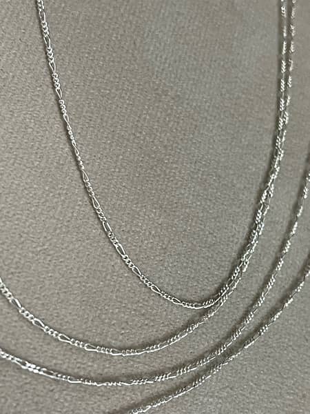 Pure Silver light weight chains (chandi) and rings 2