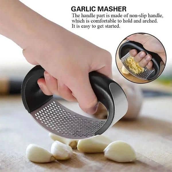 ginger garlic crusher hand press 6