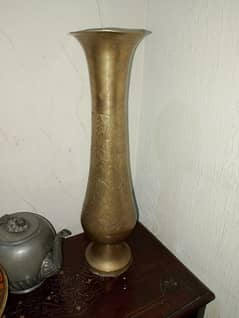 ANTIQUE VINTAGE BRASS vase