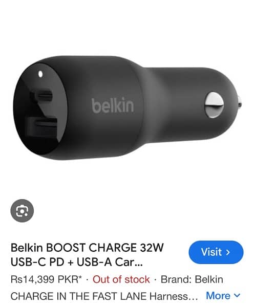 Belkin ka 100% original super fasr car charger hy 3