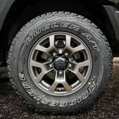 Jimny OEM 15 inch wheels brand new Bridgestone Dueler 0