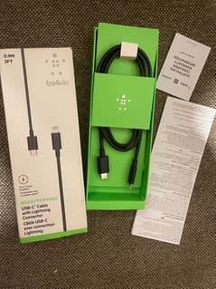 belkin iphone, ki 100% original box pulled cable hy