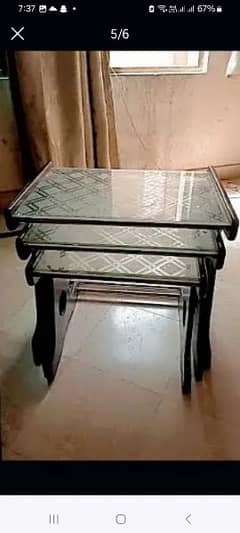 glass table set for sale