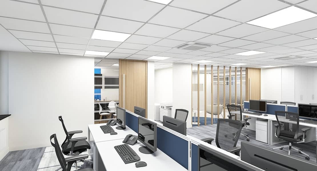 Office Partition, Office Renovation, Gypsum Board Drywall Partition 4