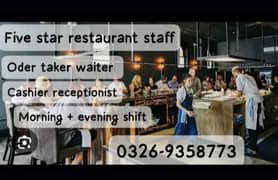 Restaurant staff oder taker waiter staff required