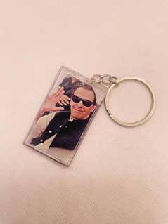 Imran khan double sided photo keychain