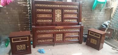 #Wooden kind bed #Chinioti furniture market #Chinioti bed #wholesale