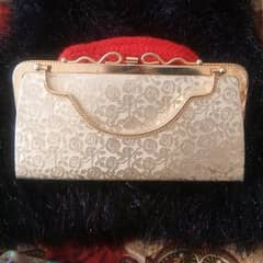 light golden shoulder bag very nice