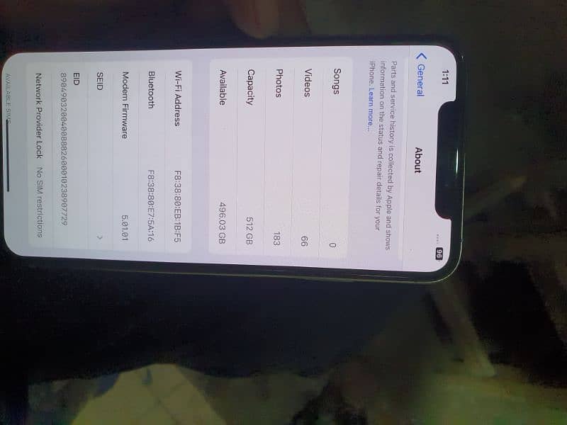 iphone x s max 512gb pta aprovd 1