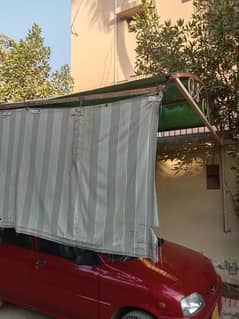 Fiber car shade