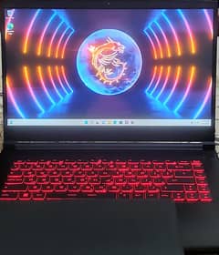 Msi thin Gf-63 gaming laptop Core i5 12th gen with Rtx 4050