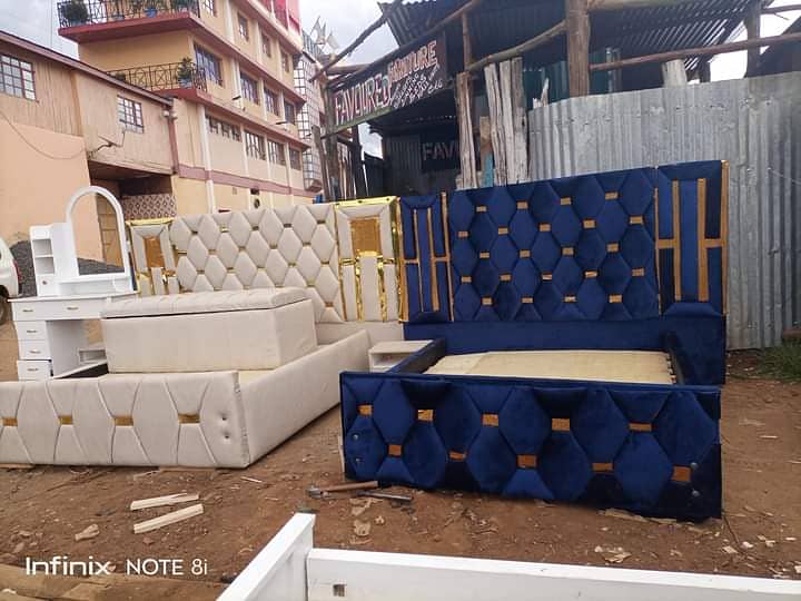 Double Bed,bed,poshish bed,bed for sale,bed set,furniture for sale 13