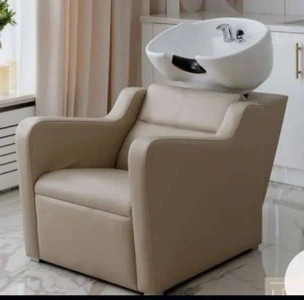 Saloon chairs | Beauty parlor chairs | shampoo unit | pedicure | 10