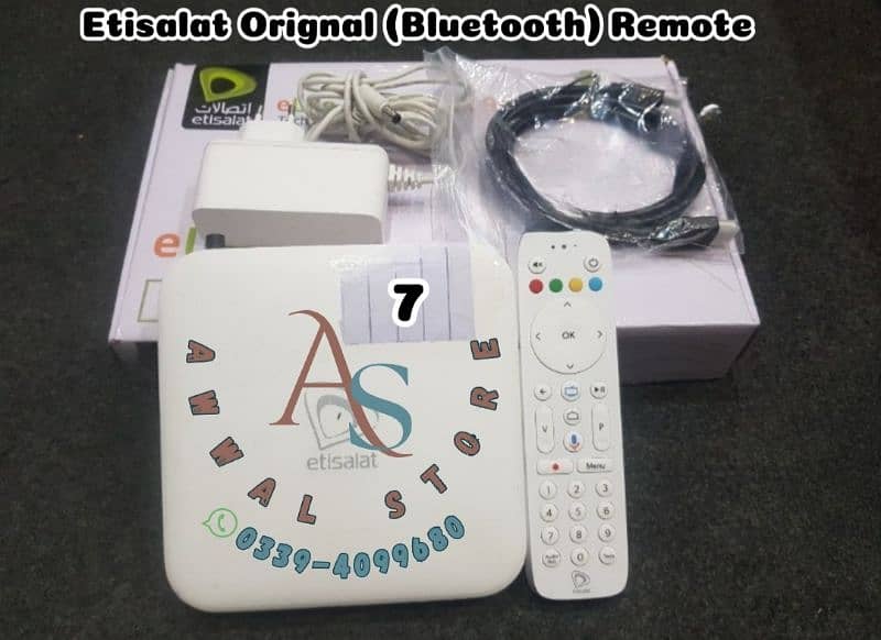 Android Box Etisalat Android 7 & 9 Smart Tv Box Live Tv Channels 9