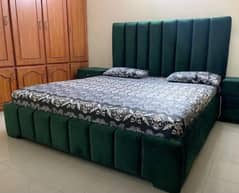 King size bed | bed set | wooden bed set | bed for sale | bed