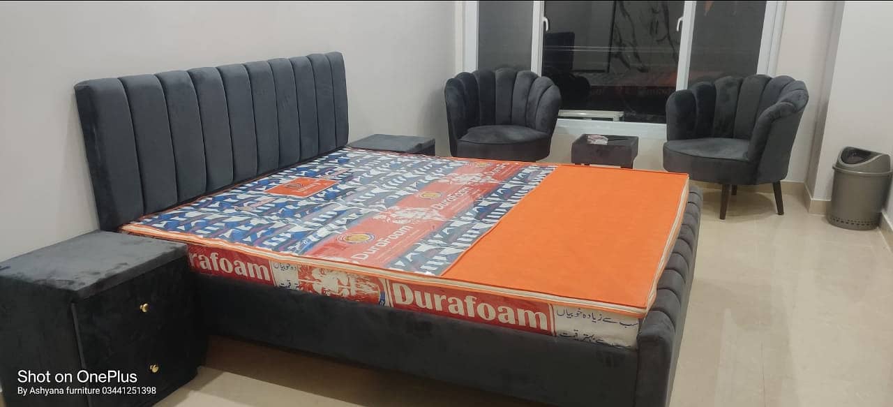 King size bed | bed set | wooden bed set | bed for sale 9