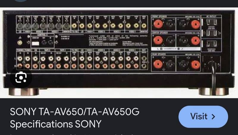 Japanese amp Sony av650 all ok 2