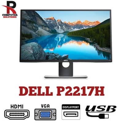 22" Inch Dell P2217H Narrow Bezel IPS Full HD LED Monitor